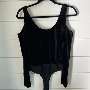 Sunset + Spring Velvet bodysuit